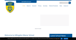 Desktop Screenshot of hillingdonmanorschool.org.uk
