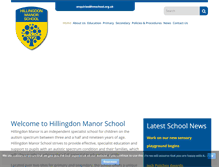 Tablet Screenshot of hillingdonmanorschool.org.uk